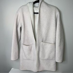 Joie Cream Sherpa Teddy Hooded Cardigan